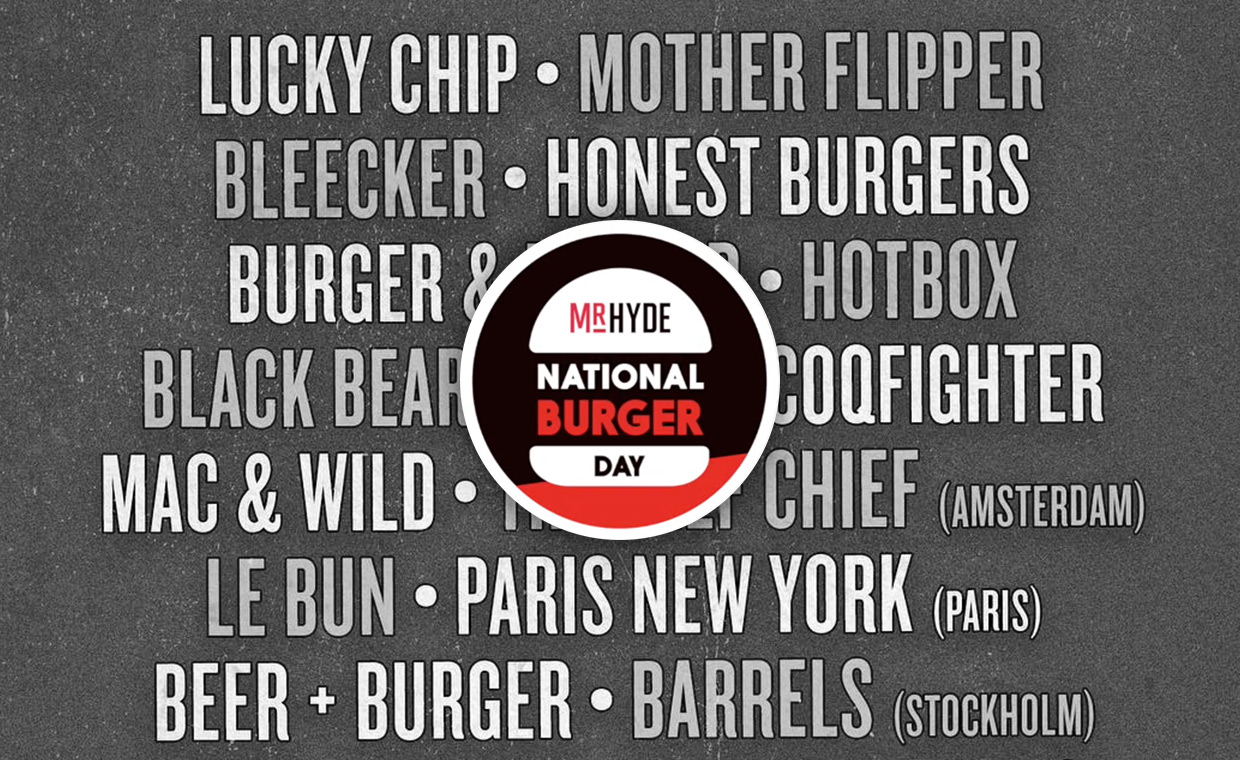 Barrels representerar Sverige på National Burger Day 2017 i London