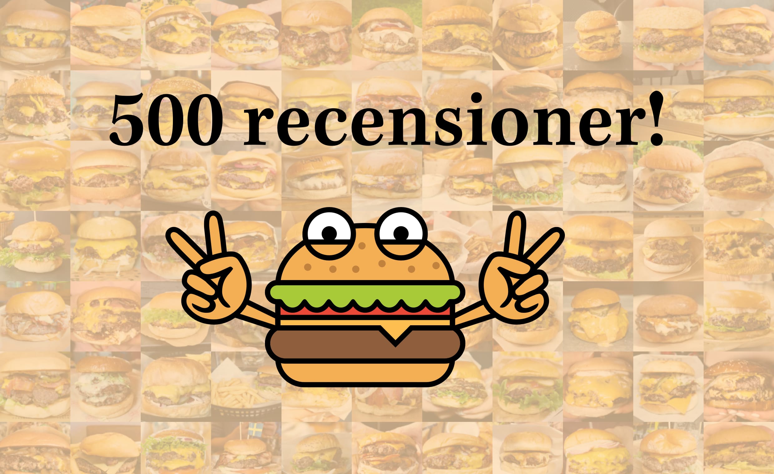 500 recensioner på Burgerdudes