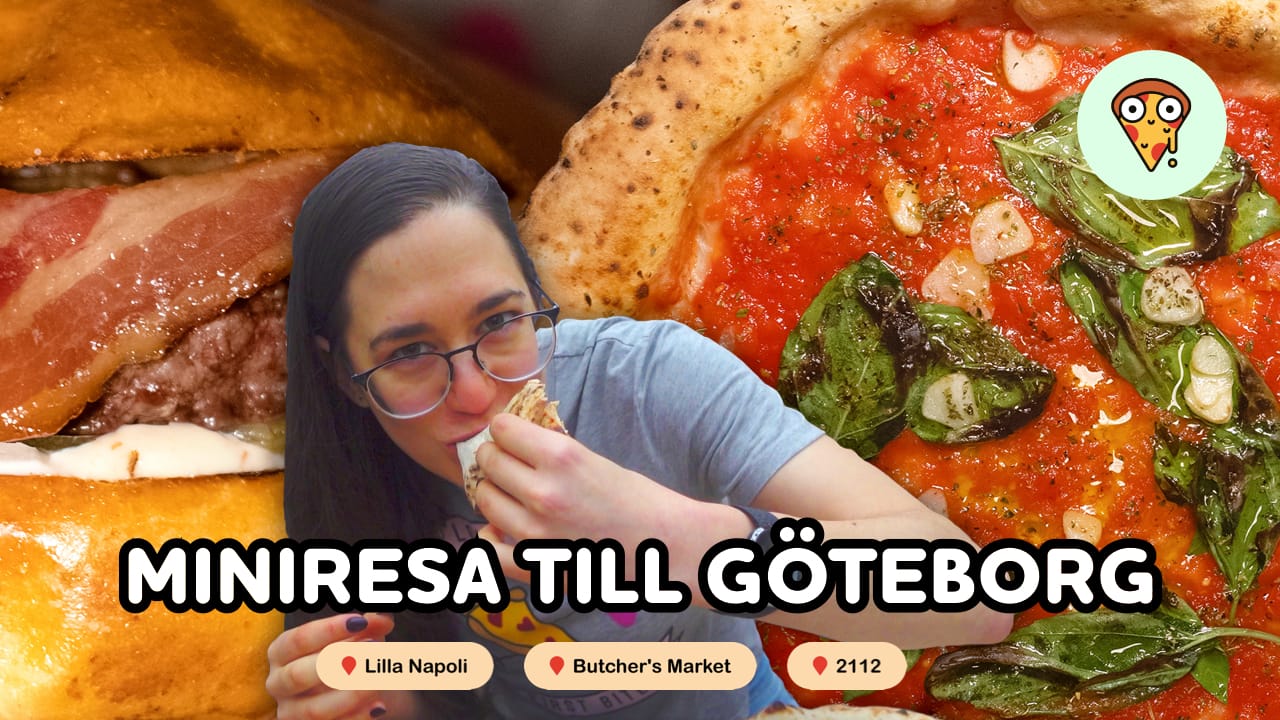 Youtube: Miniresa till Göteborg och Sveriges bästa pizza