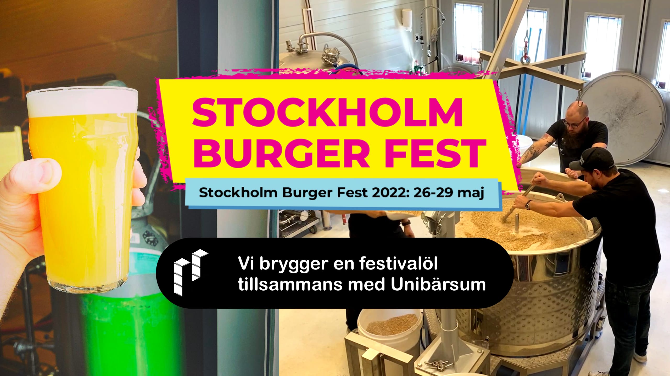 Youtube: Vi brygger en festivalöl till Stockholm Burger Fest 2022